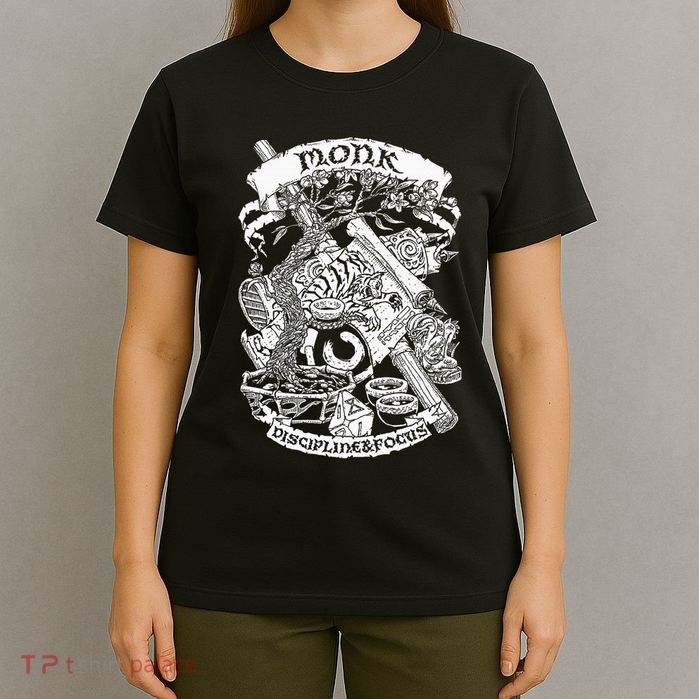 Fantasy Role Playing Game Monk T-Shirt