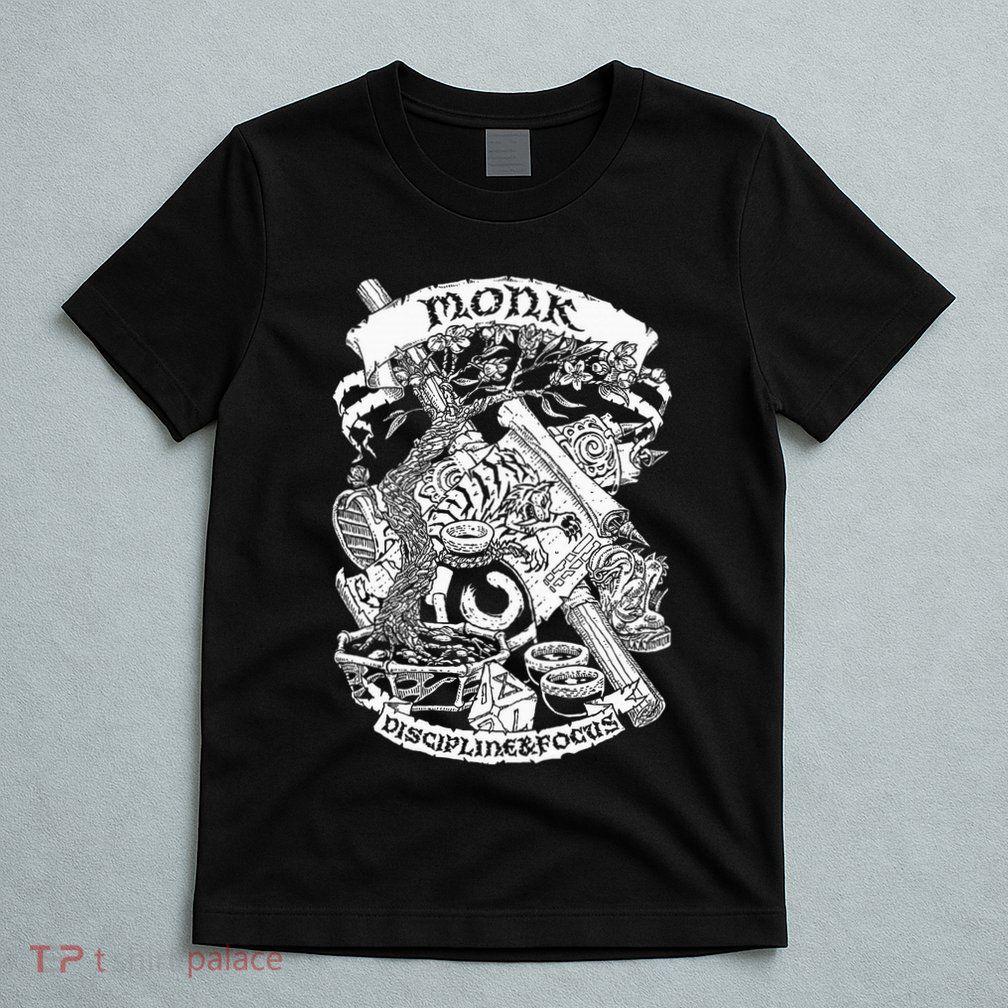 Fantasy Role Playing Game Monk T-Shirt