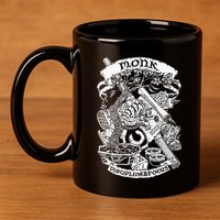 Fantasy Role Playing Game Monk 11oz C Handle Ceramic Mug