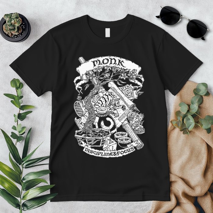 Fantasy Role Playing Game Monk Premium T-Shirt