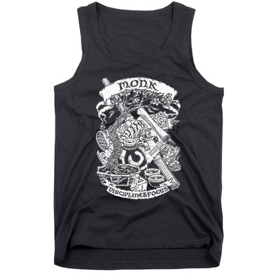 Fantasy Role Playing Game Monk Tank Top