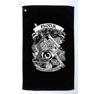 Fantasy Role Playing Game Monk Platinum Collection Golf Towel