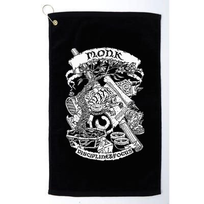 Fantasy Role Playing Game Monk Golf Towel