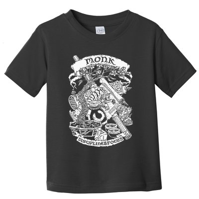 Fantasy Role Playing Game Monk Toddler T-Shirt