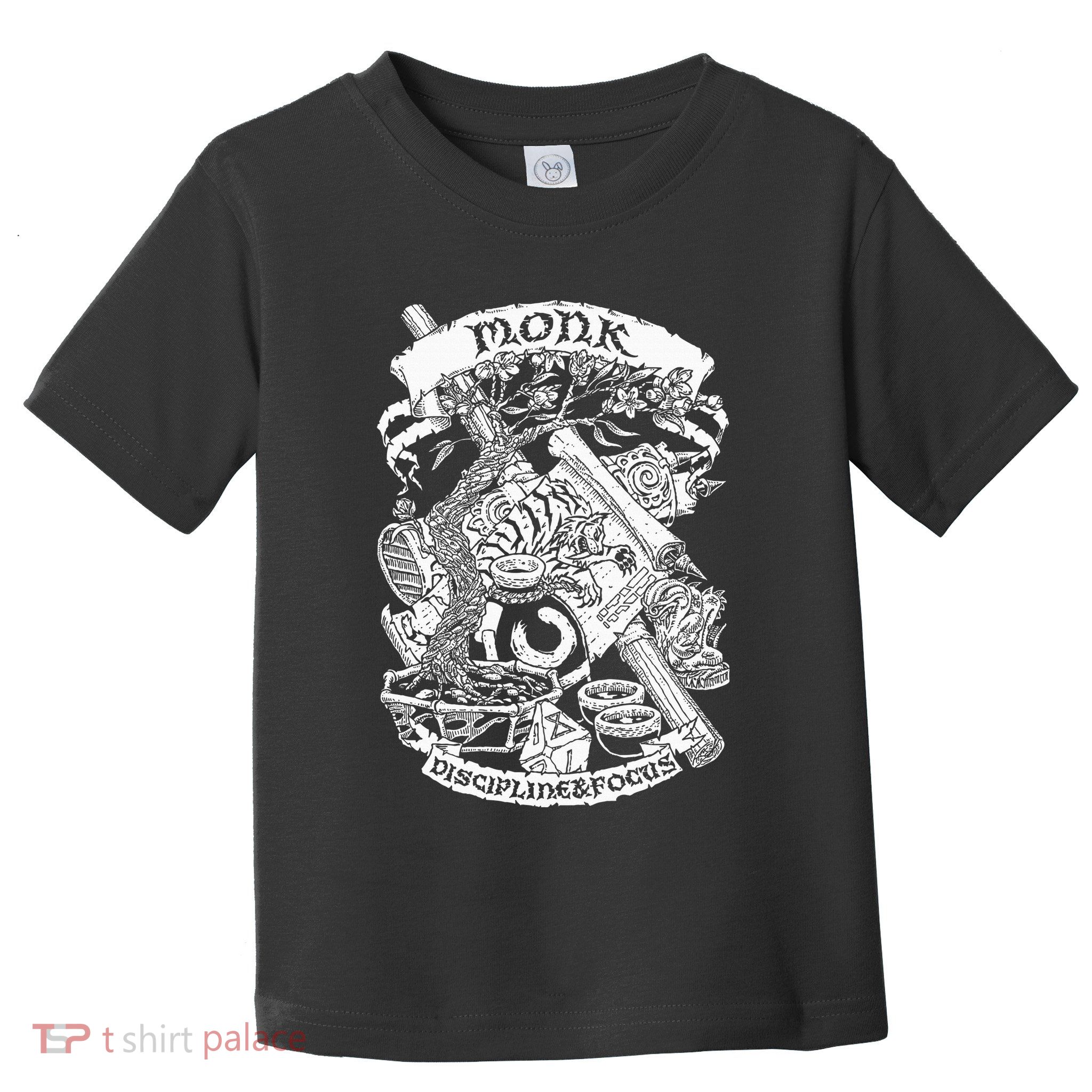 Fantasy Role Playing Game Monk Toddler T-Shirt