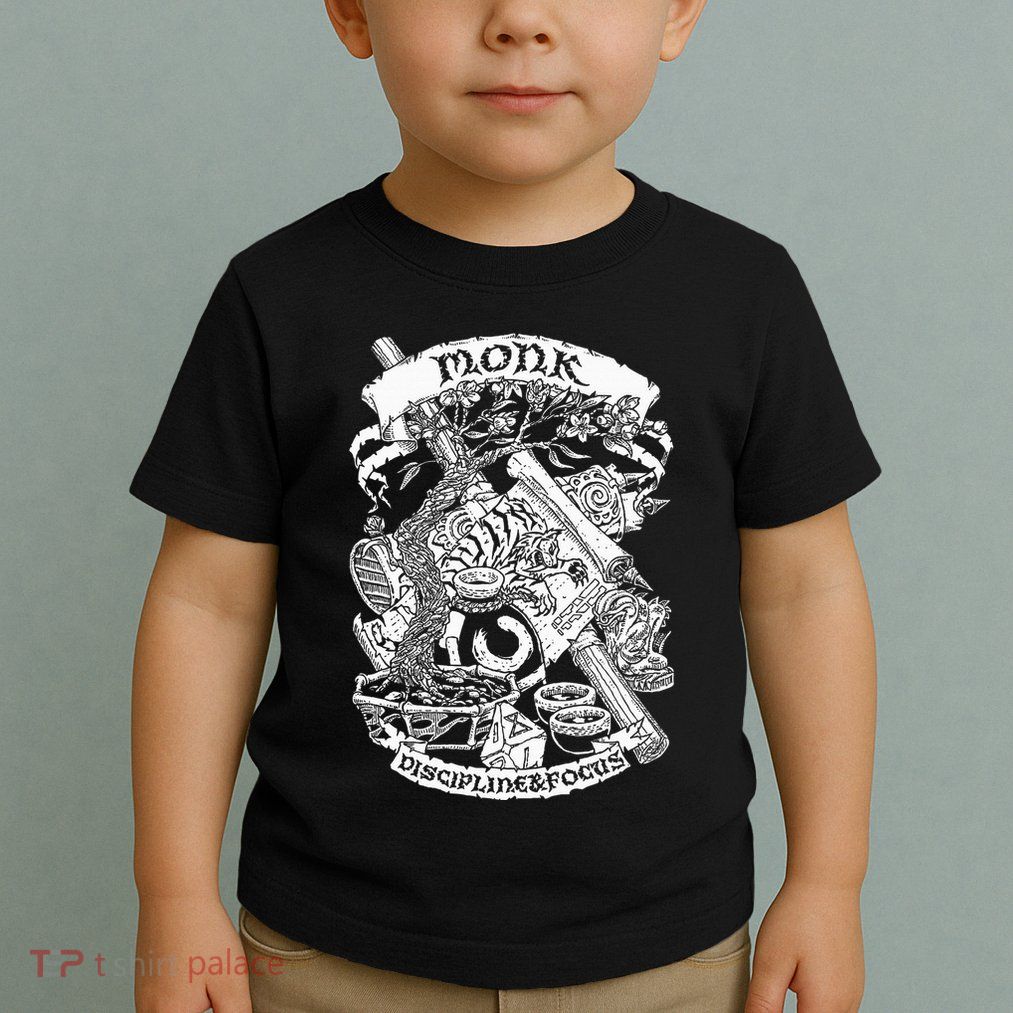 Fantasy Role Playing Game Monk Toddler T-Shirt