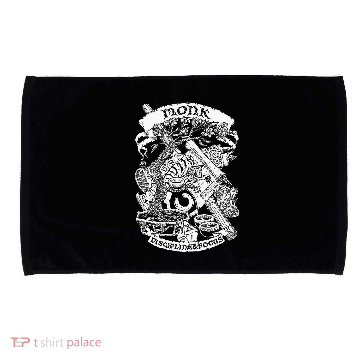 Fantasy Role Playing Game Monk Microfiber Hand Towel