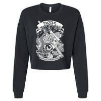 Fantasy Role Playing Game Monk Cropped Pullover Crew