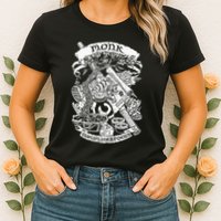Fantasy Role Playing Game Monk Womens T-Shirt