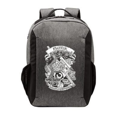 Fantasy Role Playing Game Monk Vector Backpack