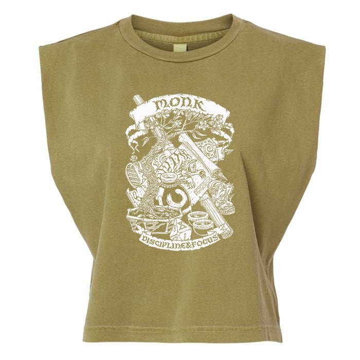 Fantasy Role Playing Game Monk Garment-Dyed Women's Muscle Tee