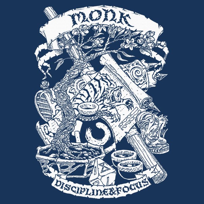 Fantasy Role Playing Game Monk Infant Baby Jersey Bodysuit