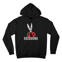 Funny Rock Paper Scissors Halloween Group Costume Hoodie