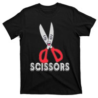 Funny Rock Paper Scissors Halloween Group Costume T-Shirt