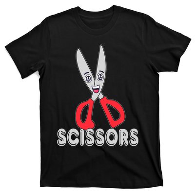 Funny Rock Paper Scissors Halloween Group Costume T-Shirt