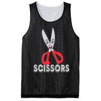 Funny Rock Paper Scissors Halloween Group Costume Mesh Reversible Basketball Jersey Tank