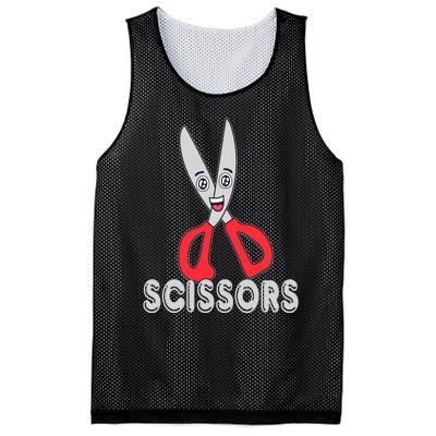 Funny Rock Paper Scissors Halloween Group Costume Mesh Reversible Basketball Jersey Tank