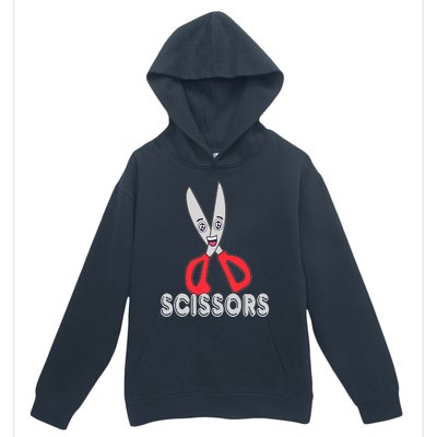 Funny Rock Paper Scissors Halloween Group Costume Urban Pullover Hoodie