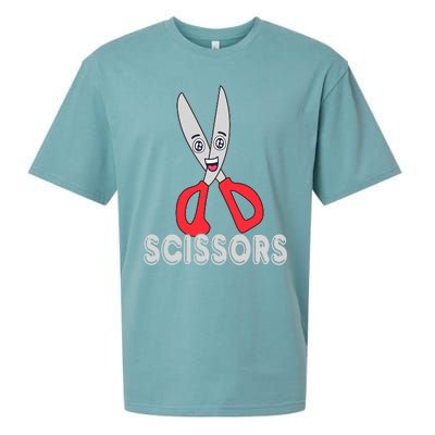 Funny Rock Paper Scissors Halloween Group Costume Sueded Cloud Jersey T-Shirt