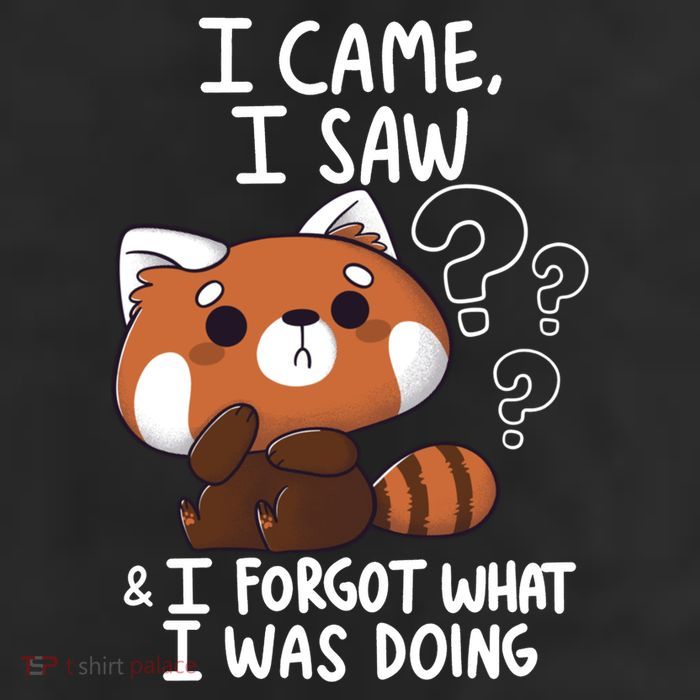 Forgetful Red Panda 11oz C Handle Ceramic Mug