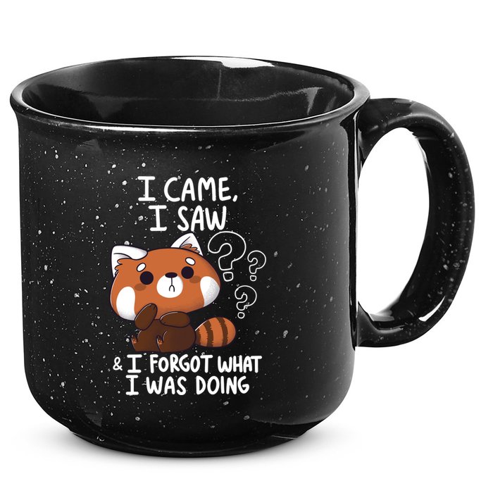 Forgetful Red Panda 15oz Campfire Ceramic Mug