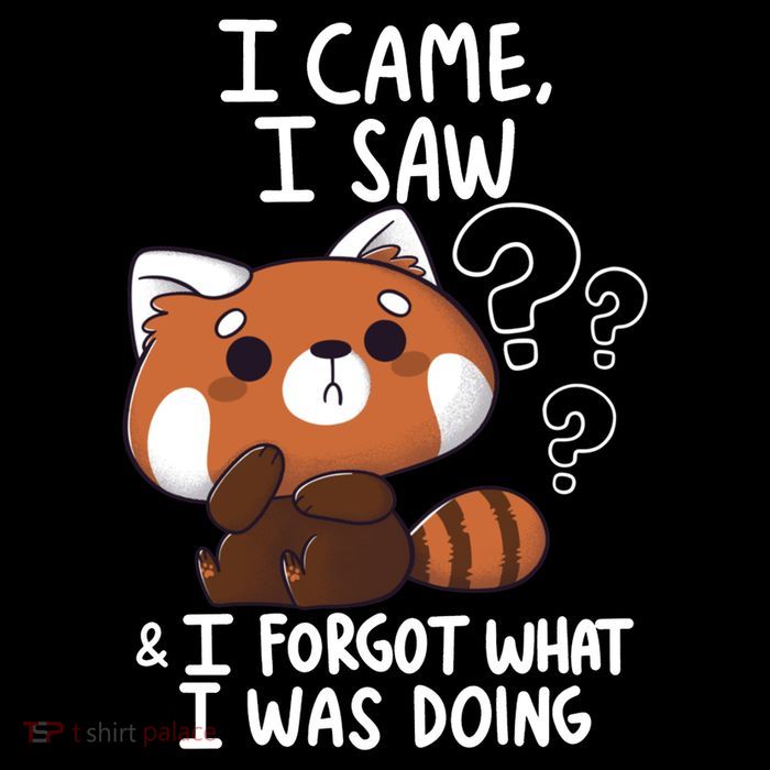 Forgetful Red Panda Mousepad