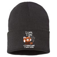 Forgetful Red Panda Sustainable Knit Beanie