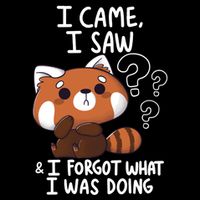 Forgetful Red Panda Sustainable Knit Beanie