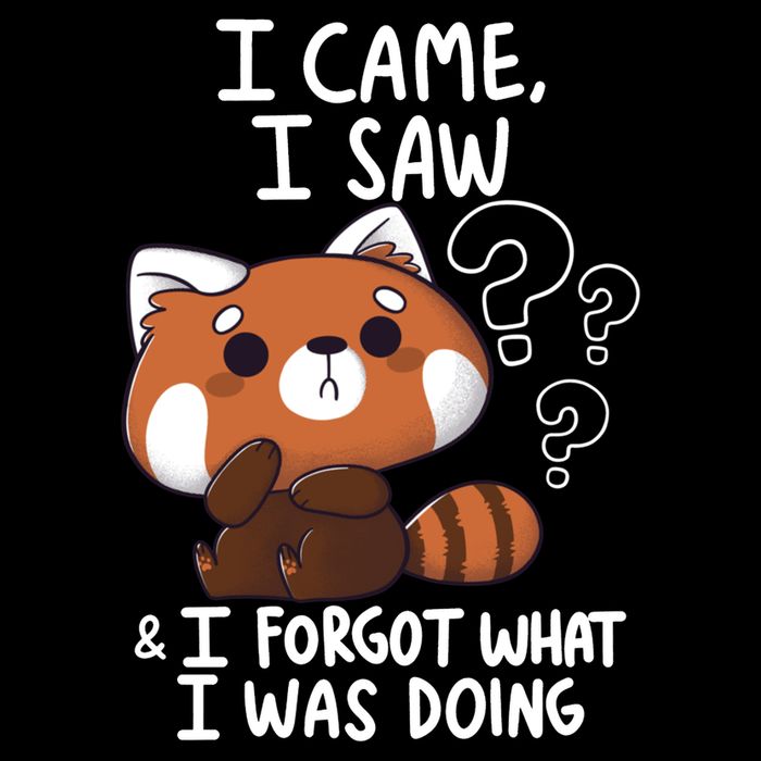 Forgetful Red Panda Sustainable Knit Beanie
