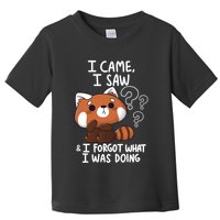 Forgetful Red Panda Toddler T-Shirt