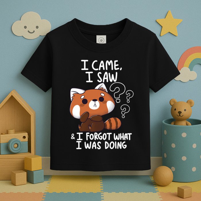 Forgetful Red Panda Toddler T-Shirt