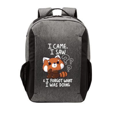 Forgetful Red Panda Vector Backpack