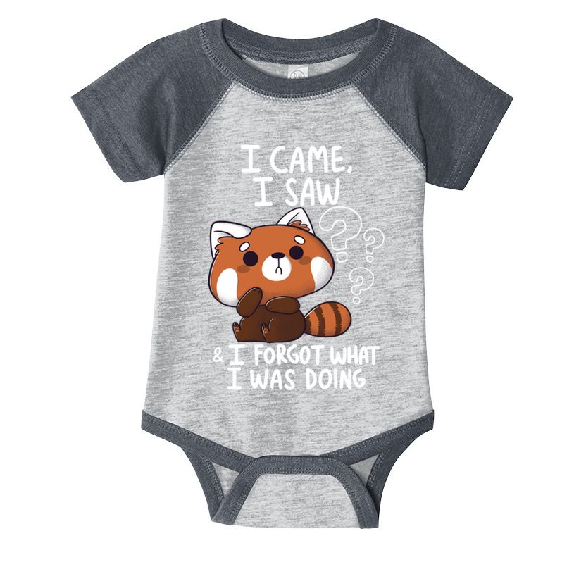 Forgetful Red Panda Infant Baby Jersey Bodysuit