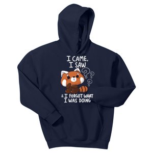 Forgetful Red Panda Kids Hoodie