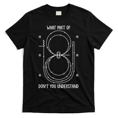 Funny Reining Pattern Western Horse Riding Equestrian T-Shirt