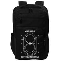 Funny Reining Pattern Western Horse Riding Equestrian Impact Tech Backpack