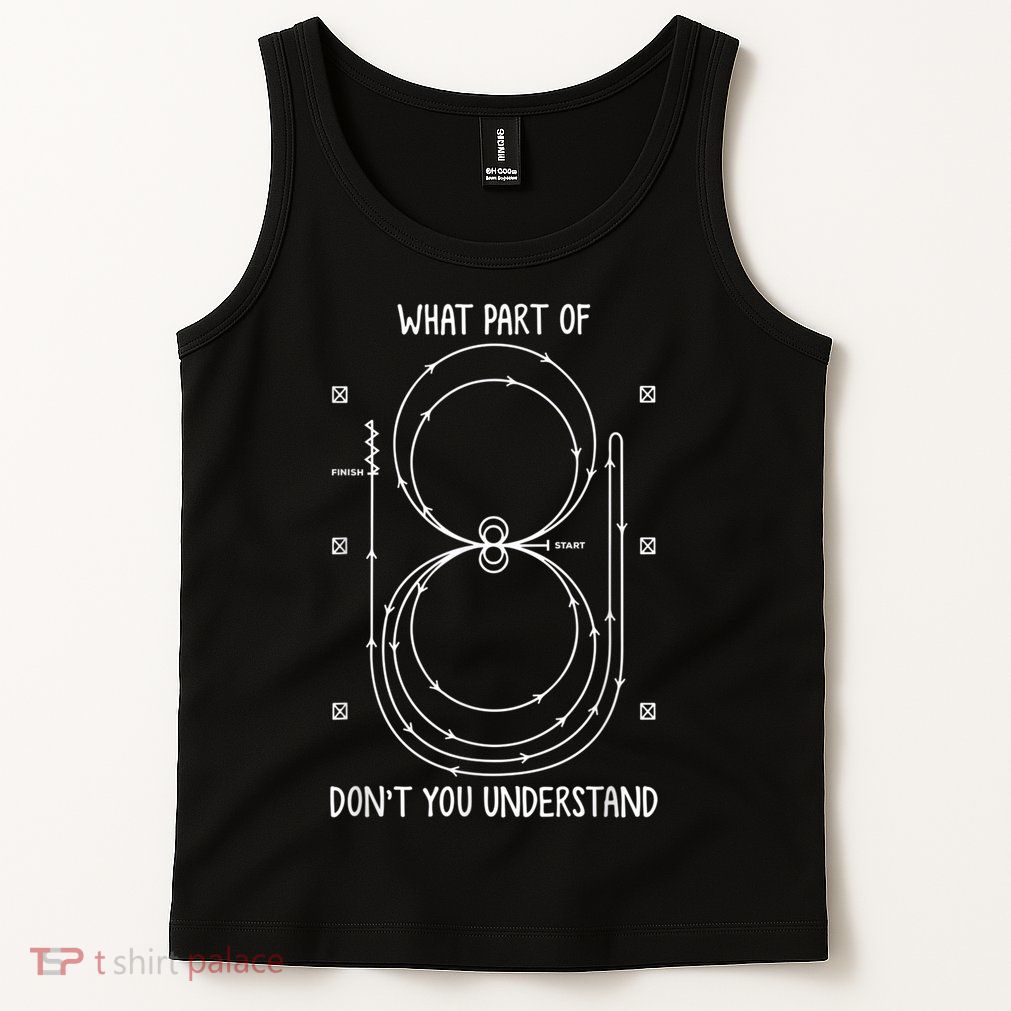 Funny Reining Pattern Western Horse Riding Equestrian Tank Top
