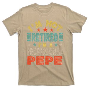 Family Retired Pepe Father Day Grandpa T-Shirt