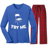 Funny River Pontoon Viral Boat Brawl Meme Alabama Boat Fight Women's Long Sleeve Flannel Pajama Set 