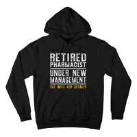 Funny Retirement Pharmacist Dad Retiring Party Humor Hoodie