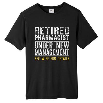 Funny Retirement Pharmacist Dad Retiring Party Humor Tall Fusion ChromaSoft Performance T-Shirt