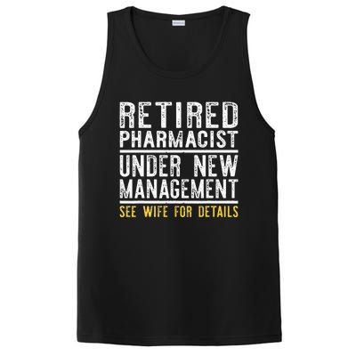 Funny Retirement Pharmacist Dad Retiring Party Humor PosiCharge Competitor Tank