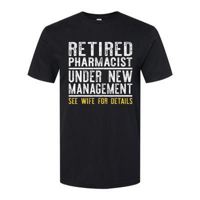 Funny Retirement Pharmacist Dad Retiring Party Humor Softstyle CVC T-Shirt