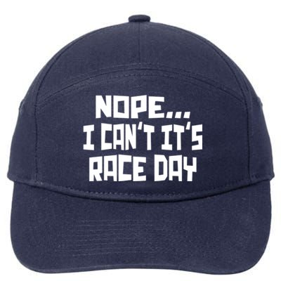 Funny Race Quote Dirt Track Auto Car Racing Funny Gift 7-Panel Snapback Hat