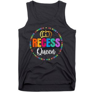 Funny Recess Queen Crew School Teachers Students Monitor Tank Top