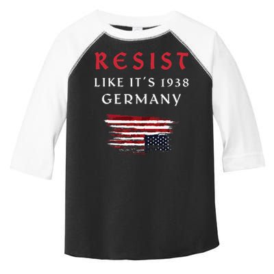 Funny Resist Quote Resist Like Its 1938 Germany Toddler Fine Jersey T-Shirt