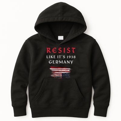 Funny Resist Quote Resist Like Its 1938 Germany Kids Hoodie