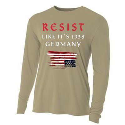 Funny Resist Quote Resist Like Its 1938 Germany Cooling Performance Long Sleeve Crew