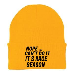 Funny Racing Quote Auto Racing Dirt Track Racing Gift Knit Cap Winter Beanie