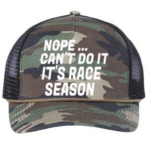 Funny Racing Quote Auto Racing Dirt Track Racing Gift Retro Rope Trucker Hat Cap